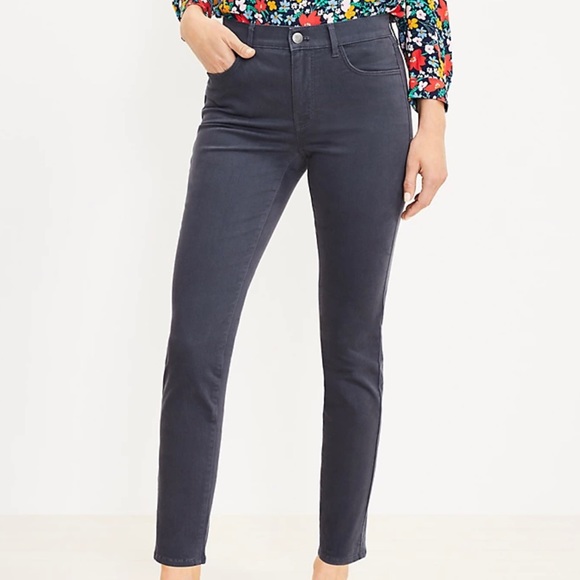 LOFT Brushed Sateen Five Pocket Leggings - Picture 1 of 6